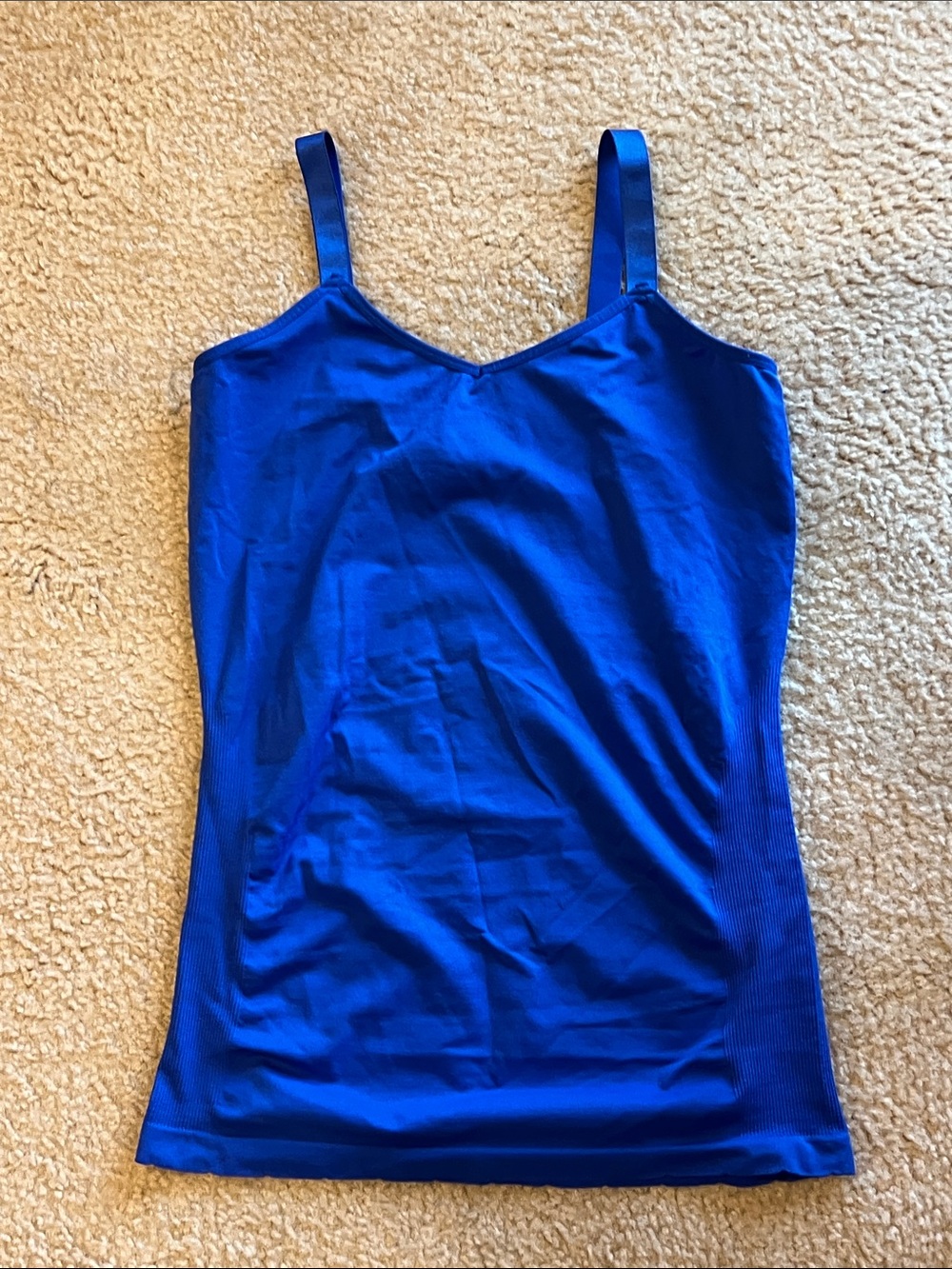 Sleek Cobalt Blue Women's Camisole with Adjustable Straps